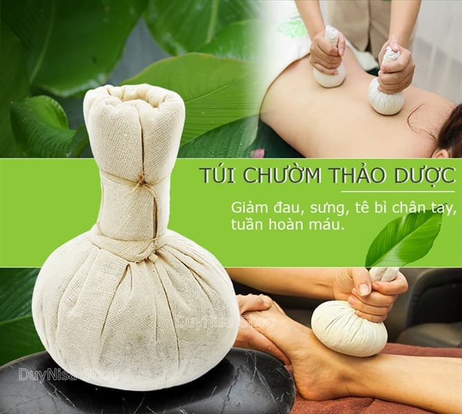 Túi Chườm Thảo Dược Spa Thái Lan